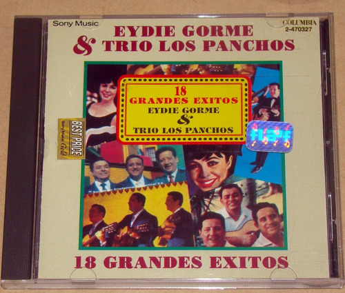 Eydie Gorme & Trio Los Panchos 18 Grandes Exitos Cd Kktus 