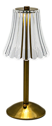 Q 2pcs Lámpara De Mesa Decorativa De Cristal Led 800mah