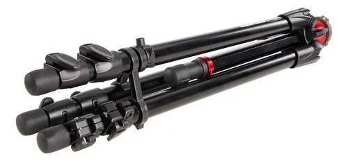 Manfrotto 755xb Mdeve - Trípode De Aluminio Con Nivelador . Color Negro