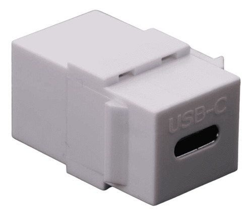 Conector Emenda Tomada Padrão Keystone Usb Tipo C 2.0