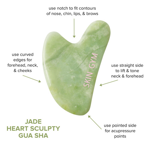 Face Massager Skin Gym Sculpty Heart Gua Sha For Face Lift