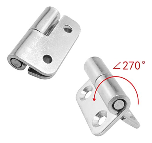 Hinges Desmontables Izquierdos 1.5puLG Acero Inoxidable 304