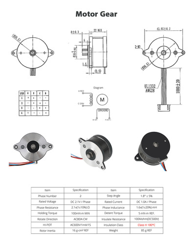 Accesorios Para Impresora 3d Pancake Stepper Motor Two Trees