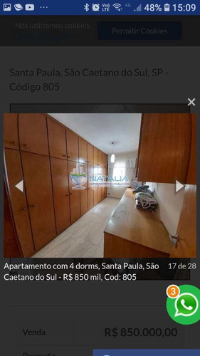 Imagem 15 de 26 de Apartamento Com 4 Dorms, Santa Paula, São Caetano Do Sul - R$ 900 Mil, Cod: 64613 - V64613