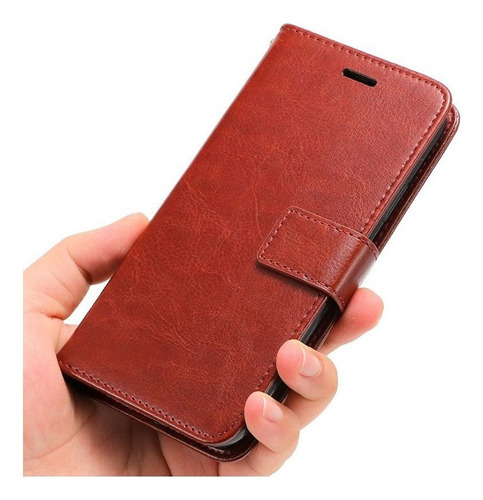 Funda De Cuero Anticaída Para Honor Magic5 Lite Negocio Flip