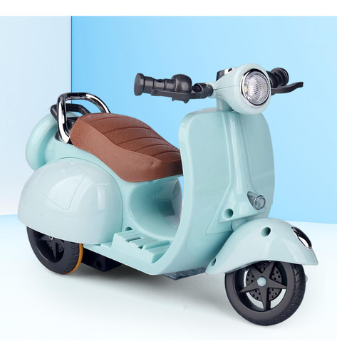 Motorcycle Kids Juguete Interactivo Para Niños Regalos Azul