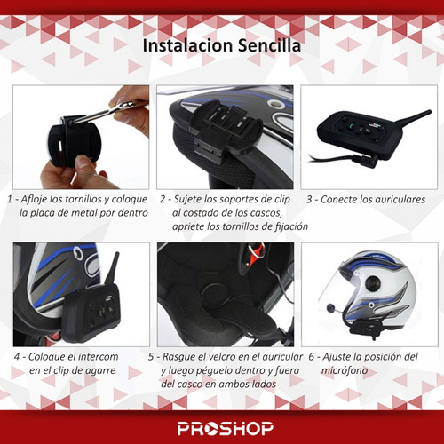 Imagen 9 de 10 de Intercomunicador Bluetooth Kit Manos Libres Casco Moto Modelo Nuevo