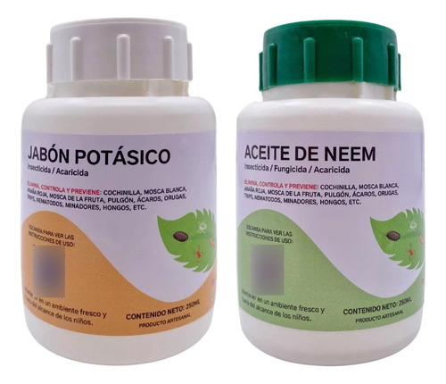 Aceite De Neem Y Jabón Potásico Eoliagarden