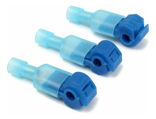 1000un Conector Derivação T Azul 1,5 A 2,5mm Emenda Rápida