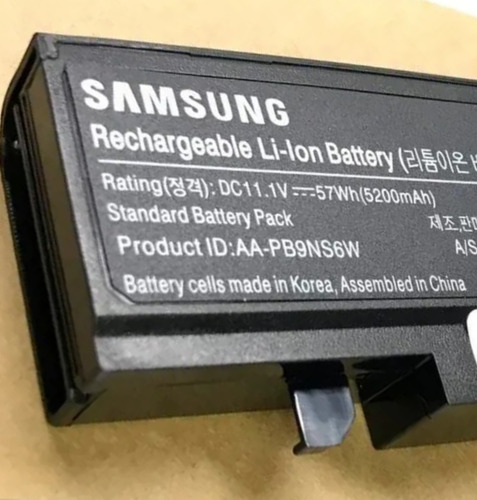 Batería Samsung R430 R440 R480 R510 R710 Np300e Aa-pb9ns6w Negro