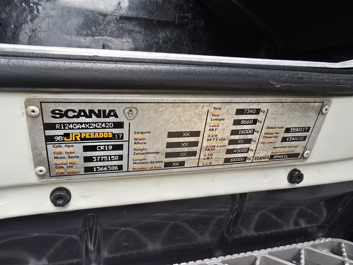 Scania R620 Streamline V8 Ano 2015 Automático Completo 6x2