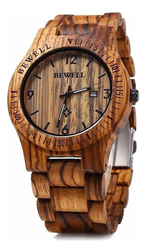 Bewell Reloj De Madera Moda Deportes Hechos A Mano Reloj De 