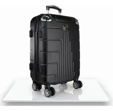 Maleta 10 Kg Cabina Candado Seguridad Doble Llanta 360 Negro