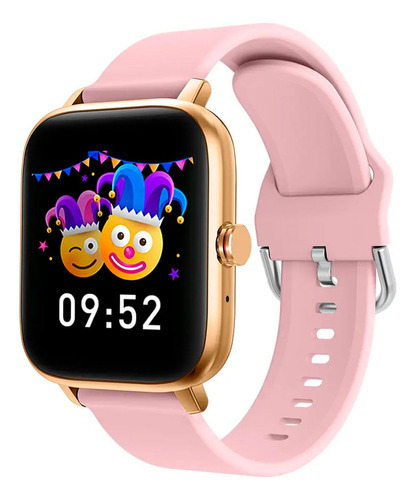 Smartwatch Colmi P8 Max Gold Llamadas Color De La Malla Rosa