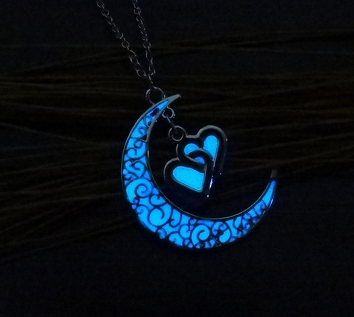 Collar Corazon Amor Luminoso Glow Mujer Potter Regalo Madre