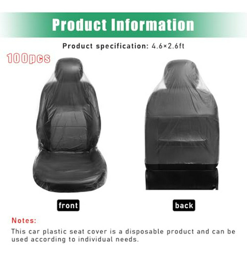 Funda Protectora Desechable Para Asientos De Coche Compatibl