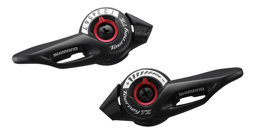 Shifters Shimano Tourney Tz 21v Manijas Cambio Par 