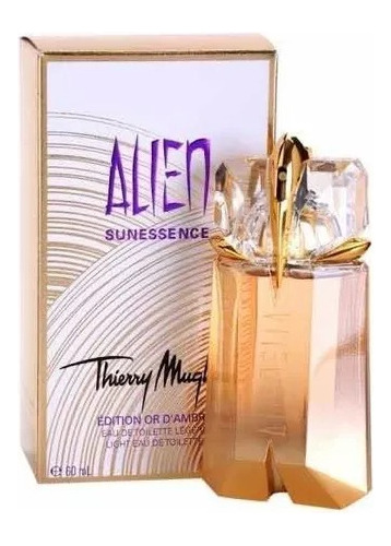 Perfume Alien Sunessence Edtion Or D´ambre Thierry Mugler 60ml ** Raro **