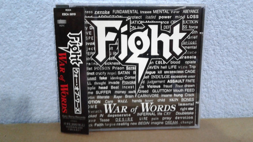 Fight    War Of Words   ( Edicion Japonesa + 1 Bonus Track )