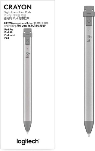 Imagen 8 de 8 de Lápiz Digital Logitech Crayon Para iPad Pro De 12,9 Pulgadas
