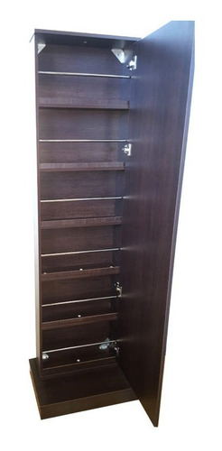 Mueble Botinero Recibidor Organizador De Zapato Con Estantes Color Wengue