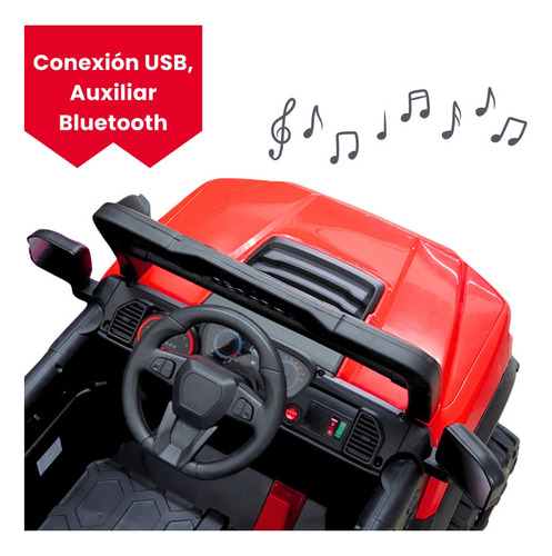 Auto Camioneta de juguete The Baby Shop TEK-999d color rojo 110V