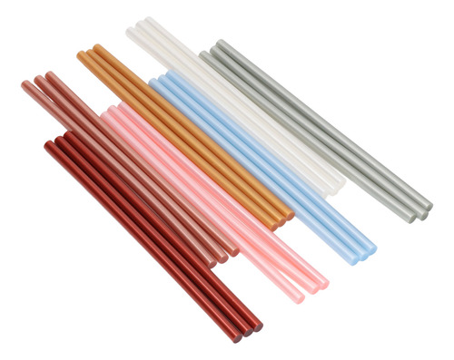 Bastões De Cola: 21 Unidades, Quentes, 7 X 200 Mm, Forte Ade