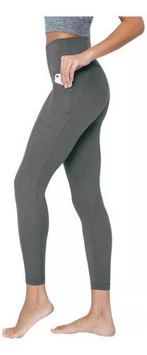 Calza Lycra Deportiva Mujer Tiro Alto Dupont