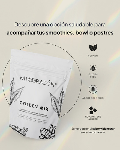 Golden Chaga: Leche Dorada| Antioxidante | Ideal Para Bebida