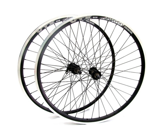 Imagen 4 de 10 de Ruedas Para Mtb Rod 26 Vt -x 502 Mazas A Rosca = Contino