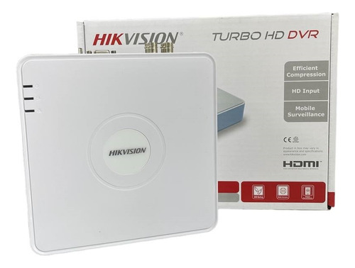 Dvr 4 Canales Turbo Hd 1080p 1sata 1audio, 1280x720p, Hik-