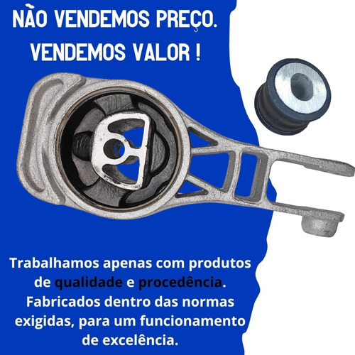 Coxim Calço Câmbio Bucha Refil Onix Prisma Cobalt Spin Sonic