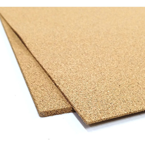 Lamina De Corcho 20x30 Cms 2mm De Espesor - Set 12 Unidades