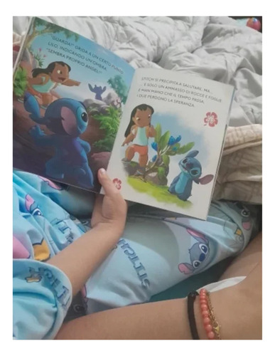 Pijamas De Manga Larga Lilo Y Stitch Para Niños Y Niñas