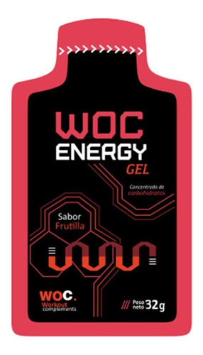 Energy Gel Woc® 32g - Energizante Para Deportistas