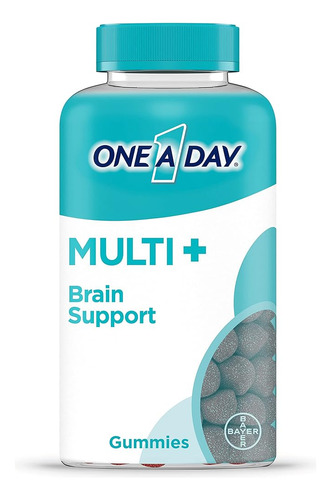 One A Day Multi+ Brain Support Gummies, Gomitas Multivitamín
