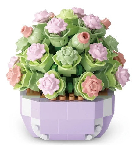 Buquê De Rosas Lego De Alta Compatibilidade Com Blocos De Co