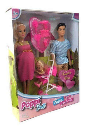 Muñeca Poppi Doll - Kiara Y Su Familia. B197