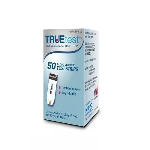 True Test Tiras De Prueba De Glucosa En Sangre 50 Unidades