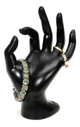 Imagen 2 de 2 de Exhibidor Para Anillos. Mano Acrílica