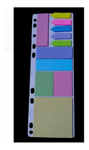 Set Post It Colores Marcador Texto Notas Adhesivas *tc