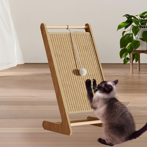 Cat Scratcher Vertical Cat Risk Almohadilla De Yute Común