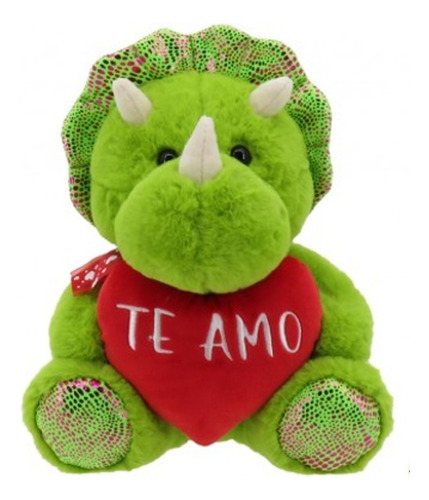 Dinosaurio De Peluche Con Corazón Importado Original Cute