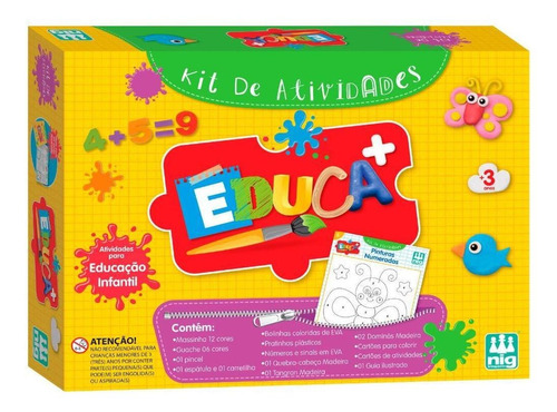 Kit De Atividades Educativas - Nig Brinquedos
