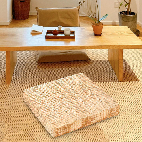 Mb Cojín De Paja Para Asiento De Suelo, Cojín De Meditación