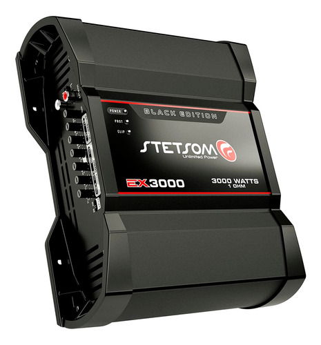 Amplificador Stetsom 1 Canal Potencia Ex3000 W Rms 1 Ohm