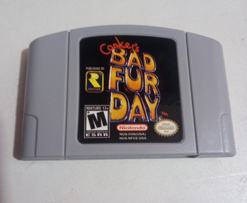 Conker´s Bad Fur Day N64 Nintendo Juego Fisico R-pro Rpg (Usado)