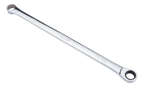 Llave De Trinquete De Caja Doble Profesional Extralarga, 7pz Color Gris