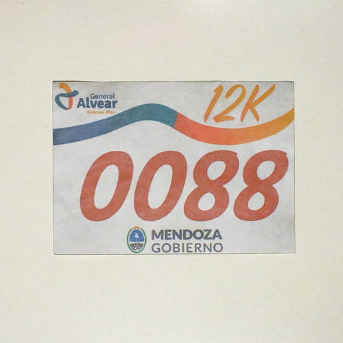 Números Dorsales Tyvek Carreras Maratones X600