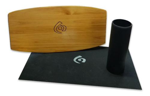 Imagen 2 de 4 de Balance Board Gdo Indoor Surf Madera De Pino - No Se Parte
